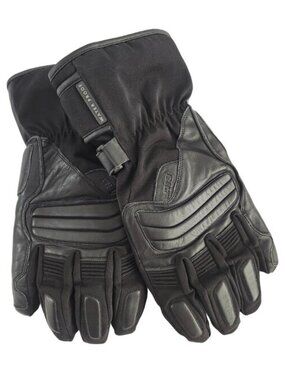 BILT Leather Waterproof Padded Motorcycle Motocross Glove Black Men 2XL